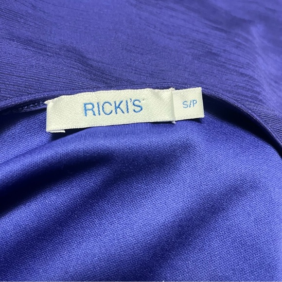 RICKI’S purple cocktail dress size small summer casual - Picture 6 of 8